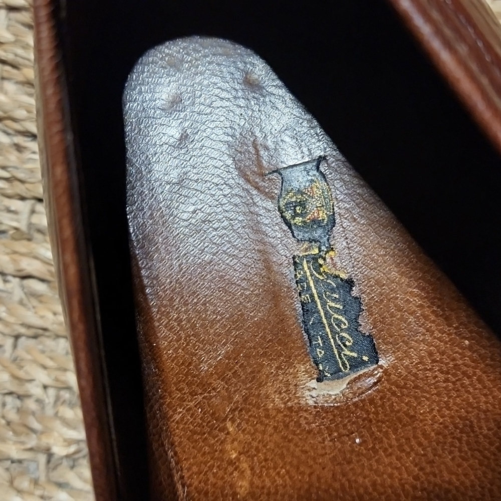 Vintage Men's Gucci Loafers - Picture 8 of 13